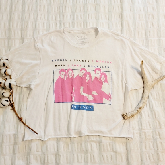 FRIENDS Tops - 90s Friends Sitcom Short Sleeve Crop Top